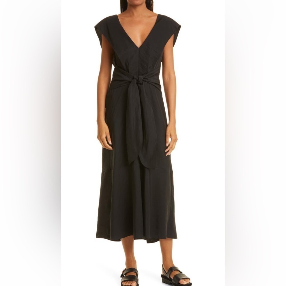 Vince - Flutter Sleeve Tie Back Dress Size Xl